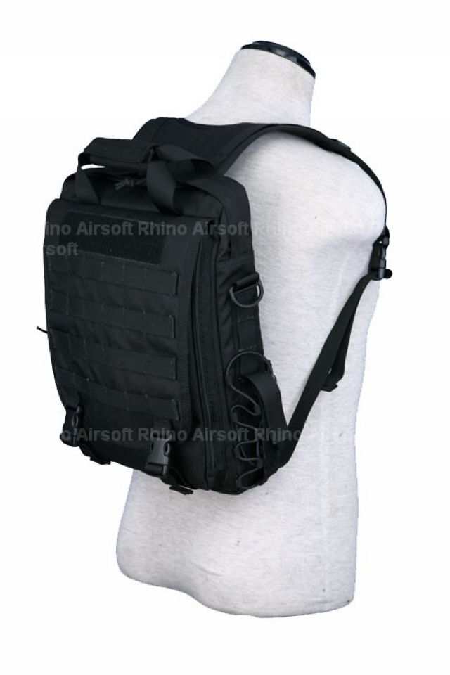 Pantac Vertical Accessories Backpack (Black, Cordu