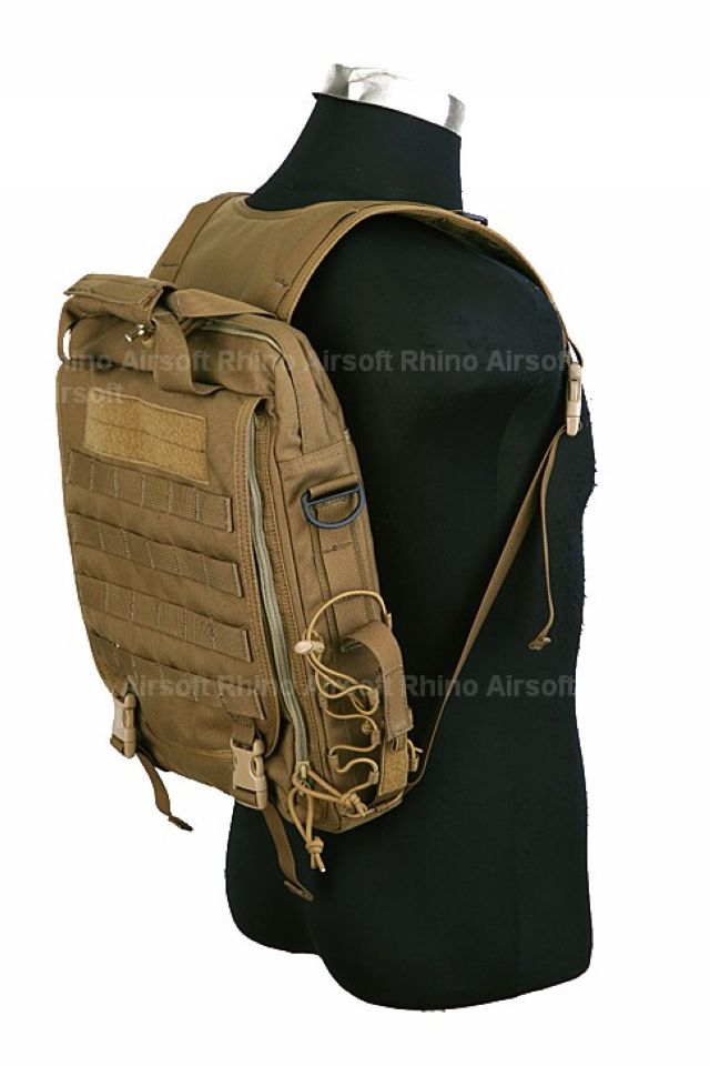 Pantac Vertical Accessories Backpack (Coyote Brown