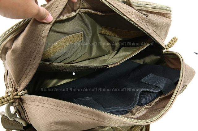 Pantac MOLLE Courier Briefcase (Khaki / Cordura)