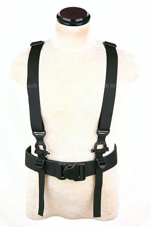 Pantac HS Low Drag Suspenders (Black)