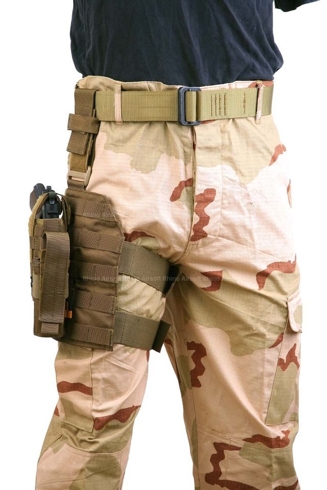 Pantac MOLLE Style Leg Panel with Holster (CB / CORDURA)