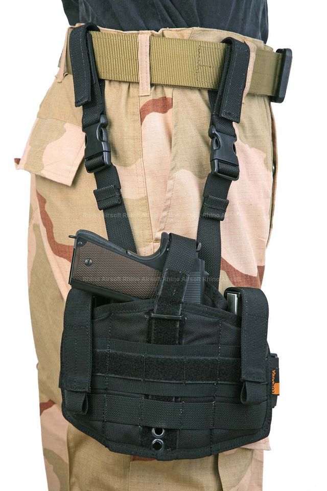 Pantac Molle Versatile Holster (Black, CORDURA)