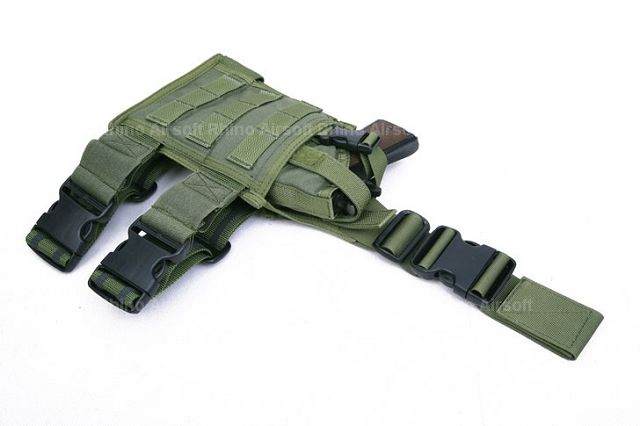 Pantac SpecOps Seals Drop Leg Holster (OD, Cordura, Ambidextrous)