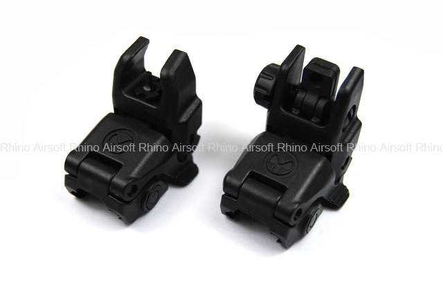 Magpul PTS MBUS - Front and Rear Sight Set (BK)