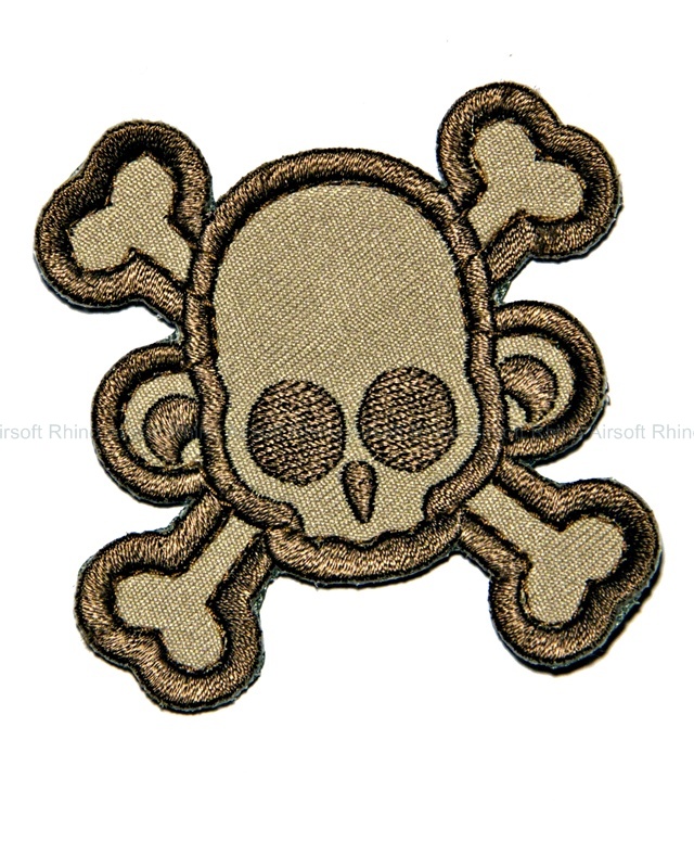 Mil-Spec Monkey - SkullMonkey Cross Patch in Deser