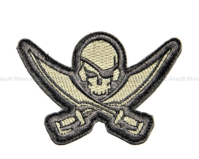 Mil-Spec Monkey - Pirate Skull Diecut in ACU-Light