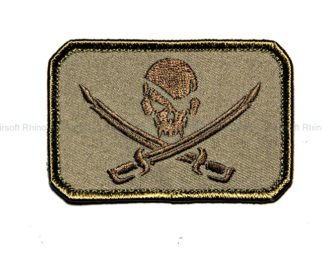 Mil-Spec Monkey - Pirate Skull Flag in Desert