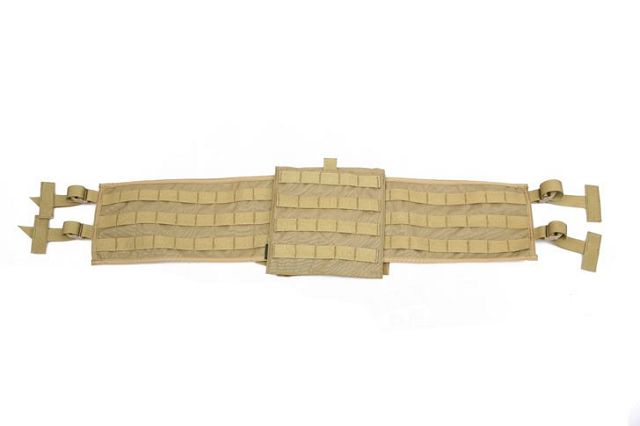 Pantac Universal MOLLE Plate Carrier Cummerbund (Khaki / Medium / Cordura)