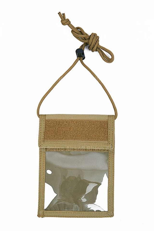 Pantac Neck ID Wallet (Khaki / CORDURA)