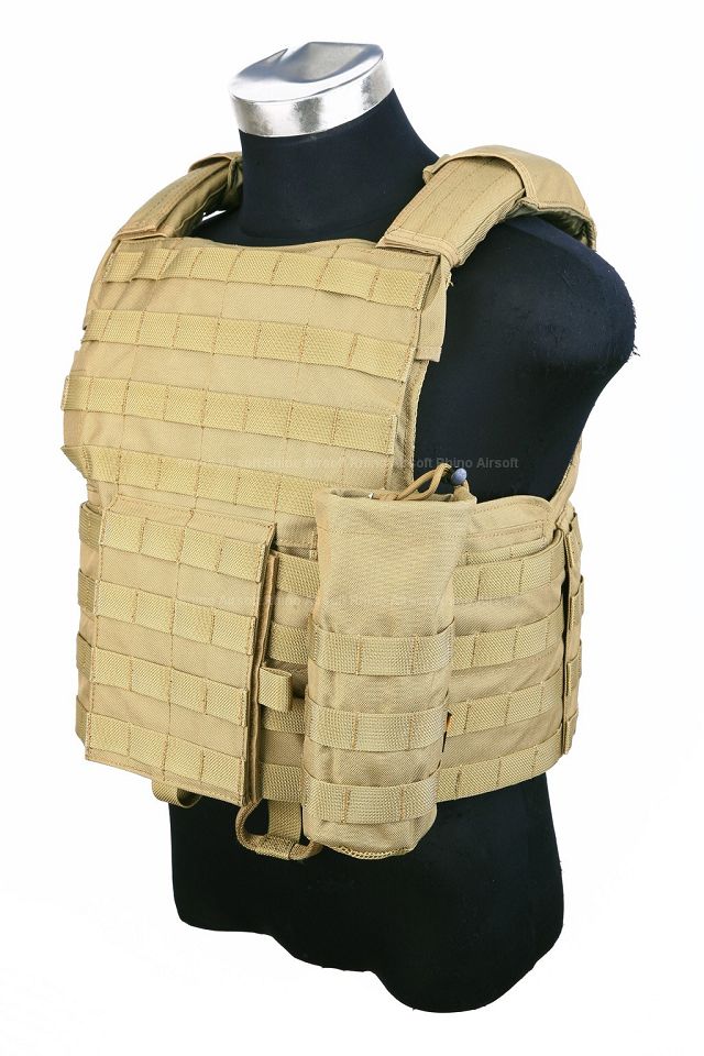 Pantac MOLLE Water Bottle Pouch (Khaki / CORDURA)