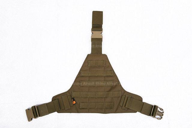 Pantac MOLLE Triangular Leg Panel (Small / CB / Cordura)