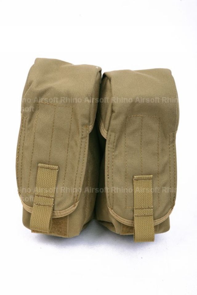 Pantac Dual AK Magazine Pouches (Khaki / CORDURA)