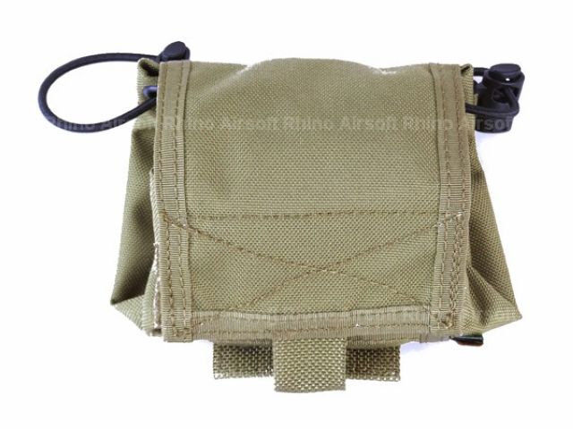 Pantac MOLLE Folding Magazine Drop Pouch (Khaki / CORDURA)