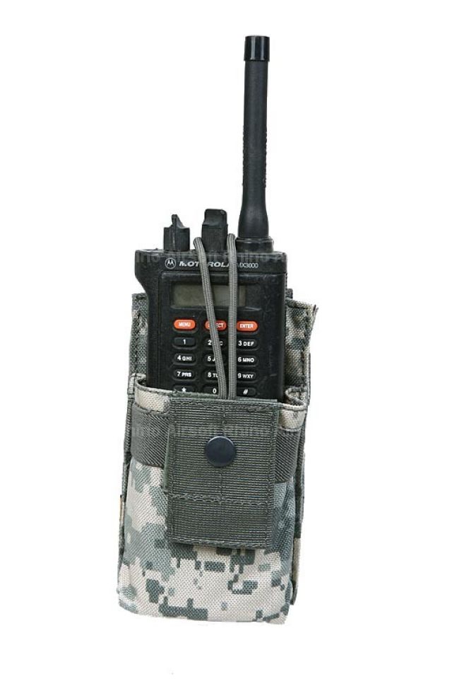 Pantac MOLLE Short Radio Pouch (ACU / Cordura)