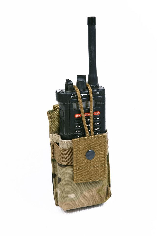 Pantac MOLLE Short Radio Pouch (Crye Precision Multicam / CORDURA)