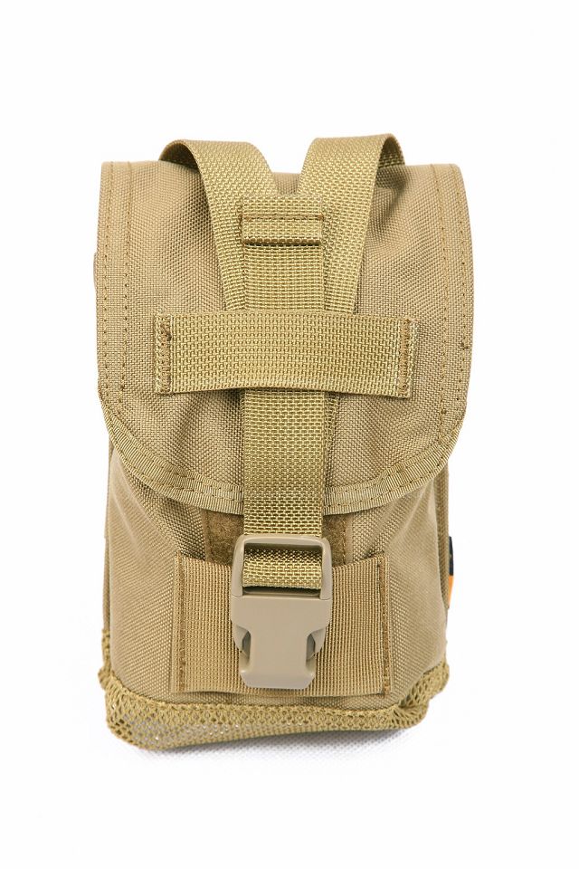 Pantac MOLLE 1 Quart Canteen Pouch (Khaki / Cordura)