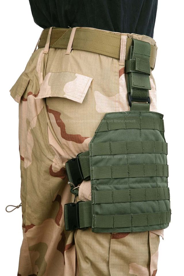 Pantac Molle Style Leg Panel (OD / CORDURA)