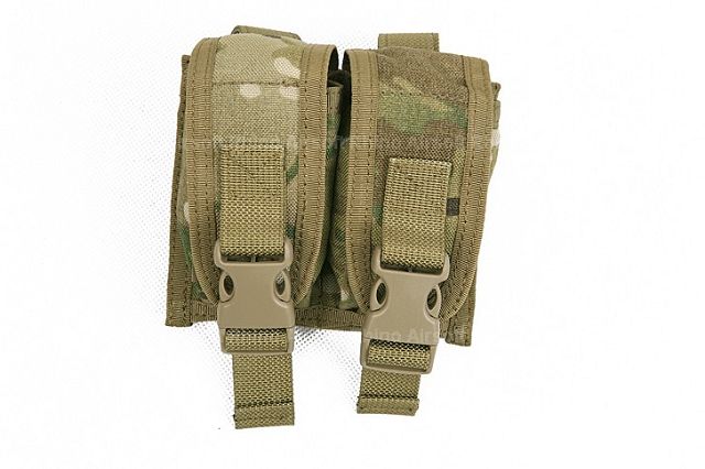 Pantac MOLLE RAV Double 40mm Grenade Pouch (Crye Precision Multicam, CORDURA)