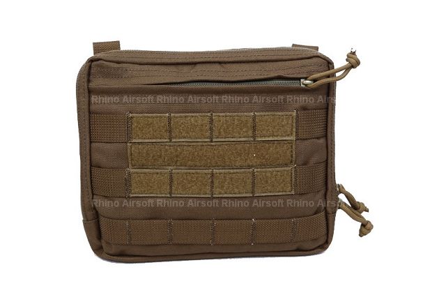 Pantac MOLLE Flat Square Utility Pouch (CB, Medium / Cordura)