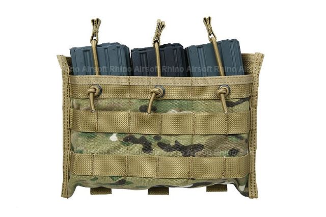 Pantac MOLLE EV Universal Triple Mag Pouch (Crye Precision Multicam / Cordura)