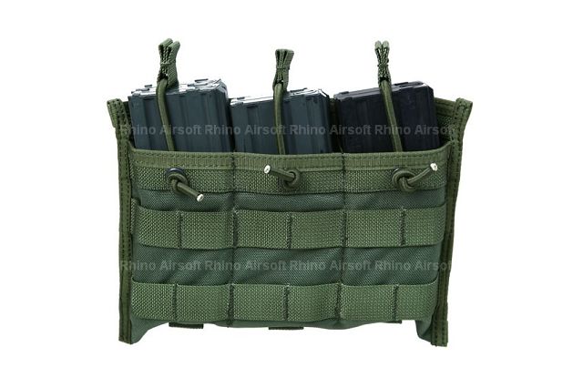 Pantac MOLLE EV Universal Triple Mag Pouch (OD / Cordura)