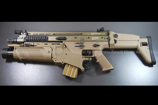 RAC (Rhino Airsoft Custom) WE SCAR GBB with VFC EGLM DX