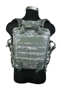 View Pantac Vertical Accessories Backpack (ACU / Cordur details