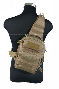 View Pantac Weevil Shoulder Bag (Coyote Brown / Cordura details