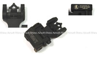 Bomber Troy Style Diamond Rear Sight (BK)