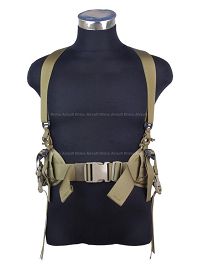 Pantac HS Low Drag Suspenders (Khaki)