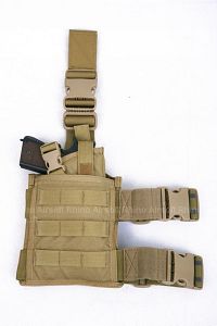 Pantac SpecOps Seals Drop Leg Holster (Khaki, Cordura, Ambidextrous)