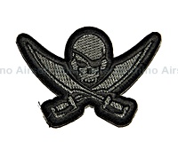 View Mil-Spec Monkey - Pirate Skull Diecut in ACU-Dark details