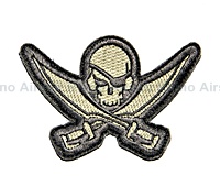 View Mil-Spec Monkey - Pirate Skull Diecut in ACU-Light details