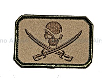 Mil-Spec Monkey - Pirate Skull Flag in Multicam