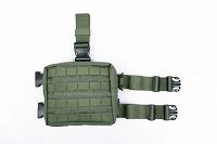 View Pantac Medium Drop Leg Accessories Pouch (OD, CORDURA) details