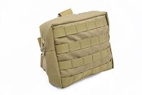 View Pantac Medium Drop Leg Accessories Pouch (Khaki, CORDURA) details