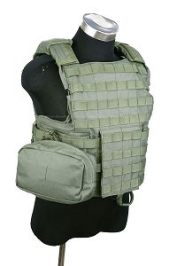 View Pantac MOLLE Accessories Pouch (OD, Cordura) details