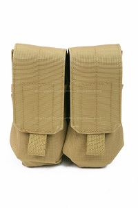 View Pantac Double M16 Mag Pouch (Khaki / CORDURA) details