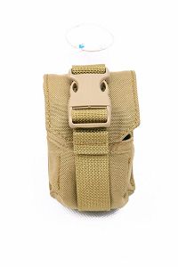 View Pantac Single Fragmention Grenade Pouch (Khaki / CORDURA) details