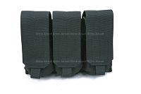 Pantac MOLLE M16 Tripple Magazine Pouch (Black / Cordura)