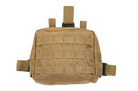 View Pantac Molle Drop Leg Accessories Pouch (CB / Cordura) details