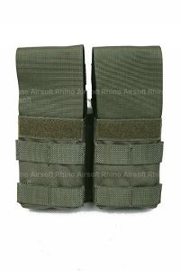 View Pantac Double M4 / M16 Magazine Pouch with Plastic Inserts (RG/ CORDURA) details