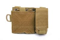 Pantac MOLLE Small Administrative Pouch (Khaki / Cordura)