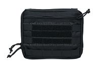 Pantac MOLLE Spec Ops Flat Square Utility Pouch (Black / Cordura)