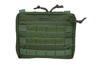 Pantac MOLLE Spec Ops Flat Square Utility Pouch (OD / Cordura)