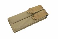 View Pantac MOLLE Double P90 / UMP Magazine Pouch (khaki / Cordura) details