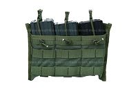 Pantac MOLLE EV Universal Triple Mag Pouch (OD / Cordura)