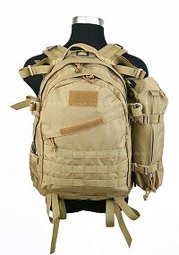 View Pantac MOLLE AIII Backpack (Khaki / CORDURA) details