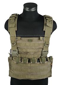 Pantac WSH* Chest Rig (Khaki/CORDURA)