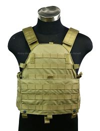 View PANTAC MOLLE LT6094 Vest (Khaki, Cordura) details